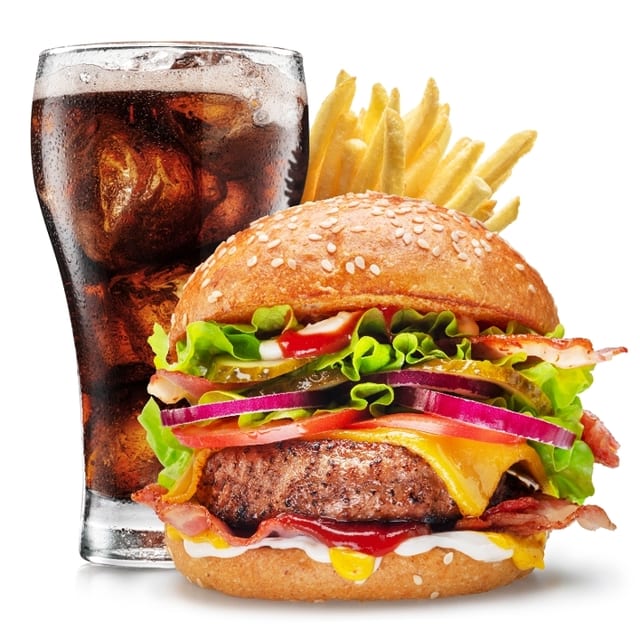 Cheese Burger Combo (with Coke and FF).