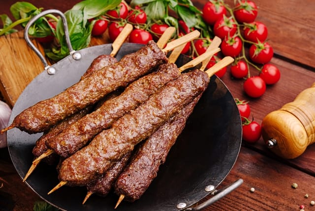Kofta Kabob (Ground Beef & Lamb).