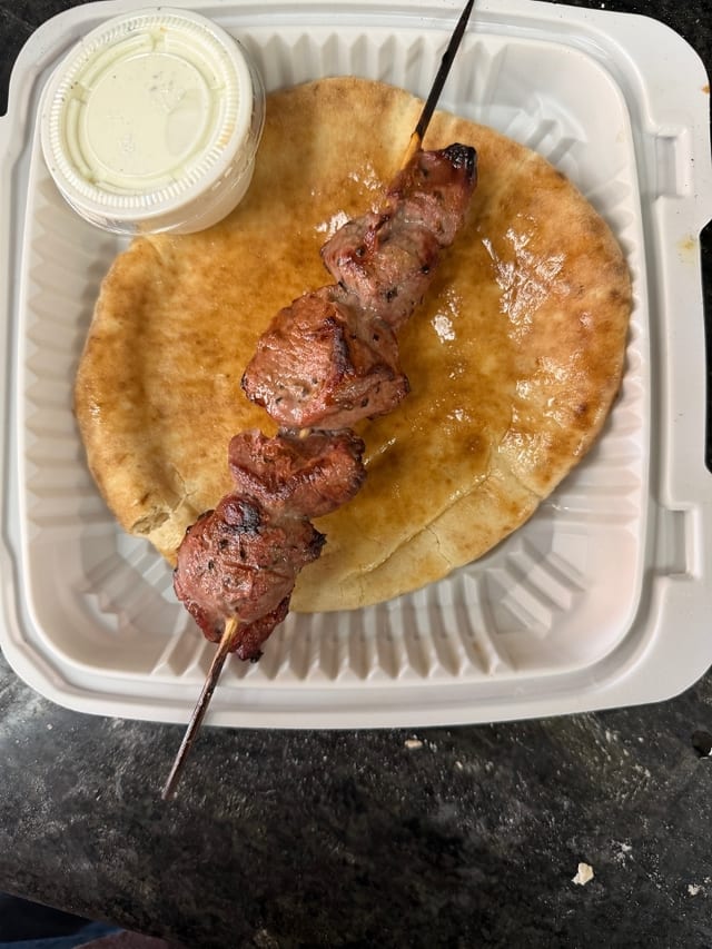 Lamb Skewer.