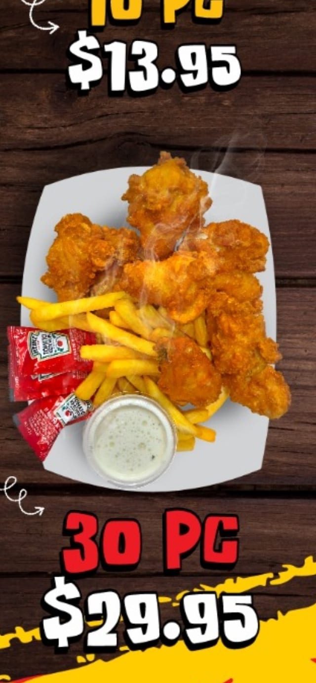 4 Wings/Fries.
